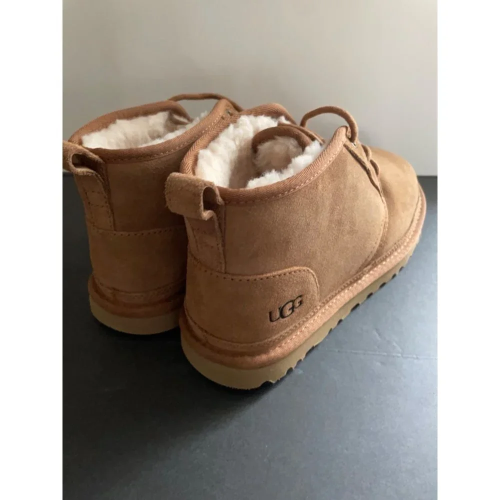 UGG Women's Neumel Chukka Brown Chestnut Suede Boot EU 40 US 9 UK 7 NEW Plush - Picture 5 of 7